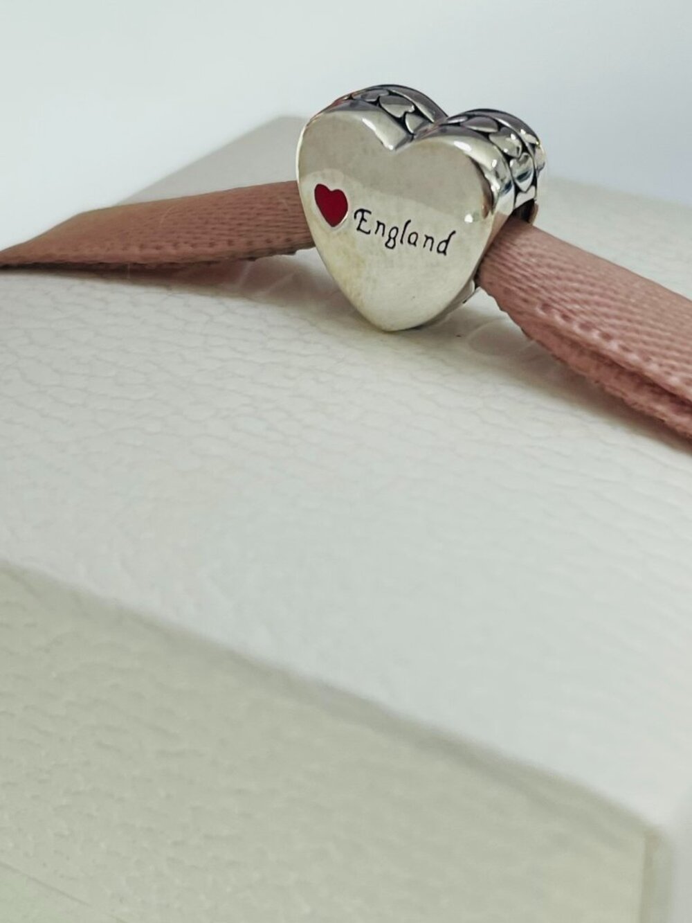 Pandora England Heart Charm I Love England Bead Pendant